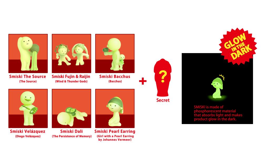 SMISKI Museum Series Glow-in-the-Dark Mini Figure
